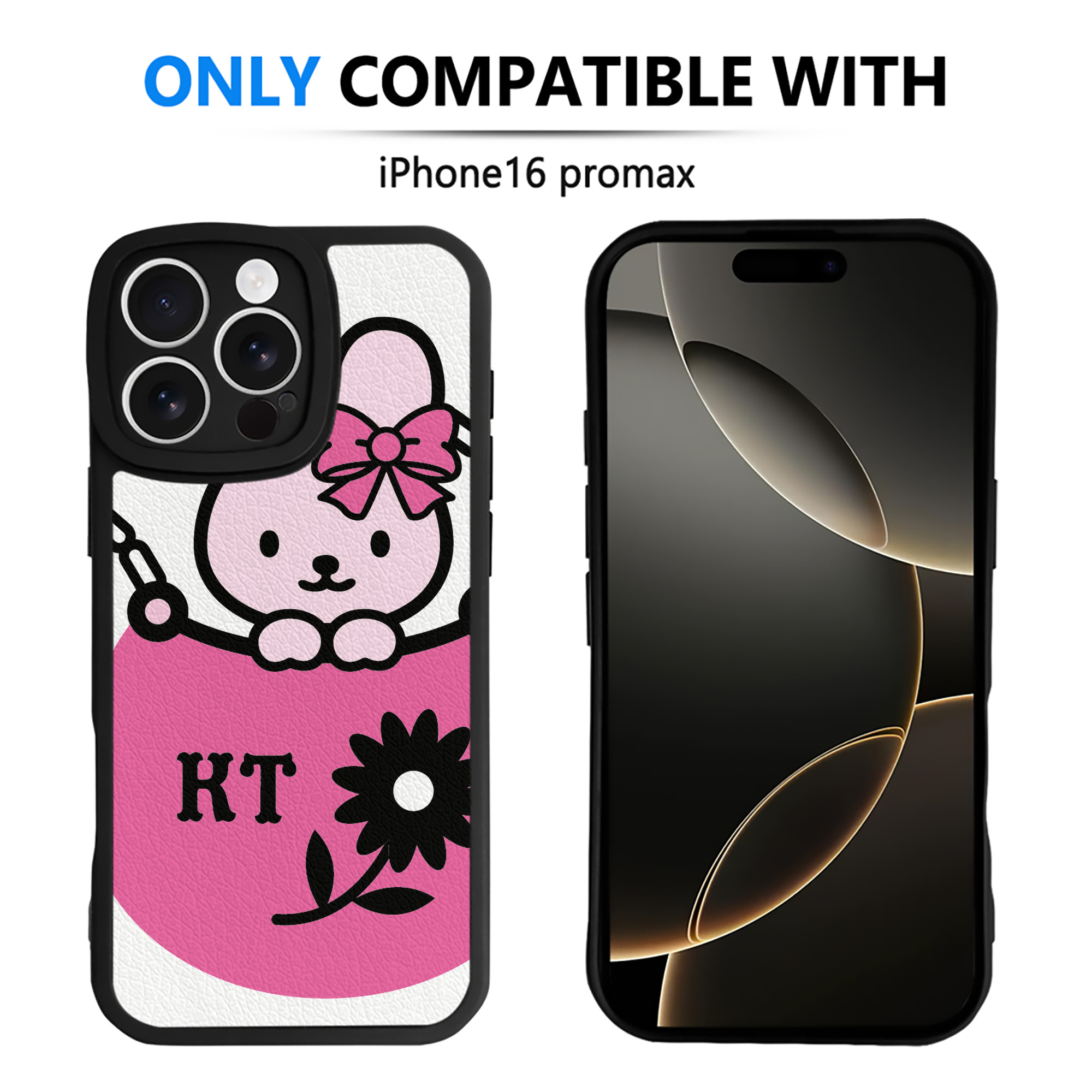 （画像用） Hello Kitty ハローキティ 【iPhone 16シリーズ対応】シリコンスマホケース（レザー調） 材質：シリコン